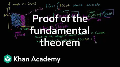 Proof of the Fundamental Theorem of Calculus