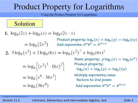 Proof of the Product Property of Logarithms