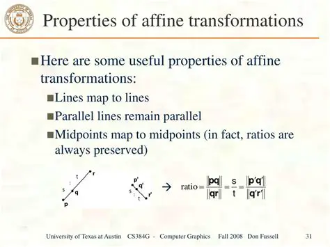 Properties of Affine Transformations