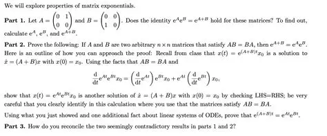 Properties of Matrix Exponentials