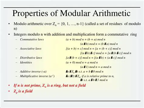 Properties of Modular Arithmetic