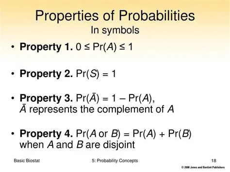 Properties of Probabilities