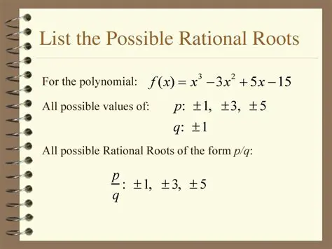 Properties of Rational Roots