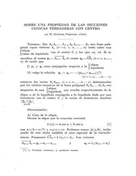 Propiedad de las Secciones