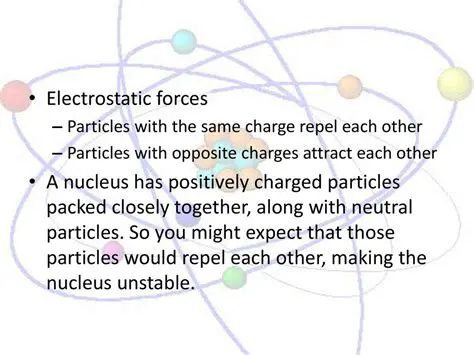 Protons are positively charged particles that attract electrons