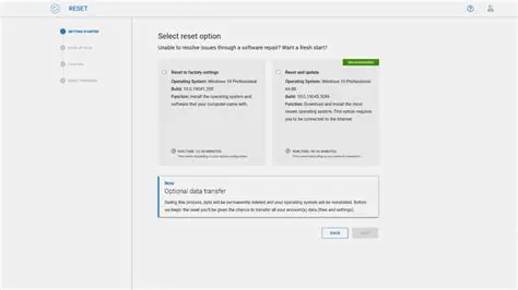 Provide Cart Reset Options