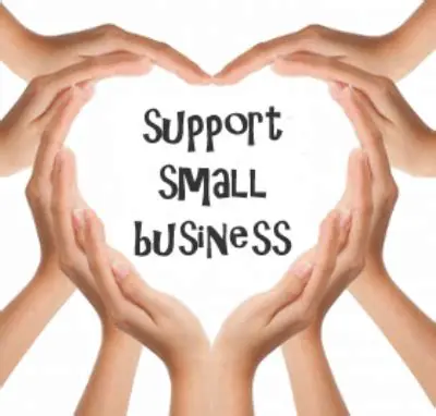 Provide support for small businesses and communities