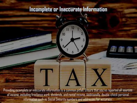 Providing incomplete or inaccurate information