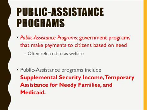 Public assistance programs