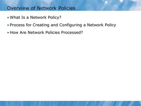 Purpose of Automatically Created Network Policies