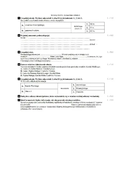 Pytania i odpowiedzi o historii