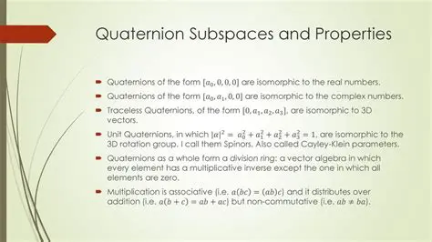 Quaternion Group Properties