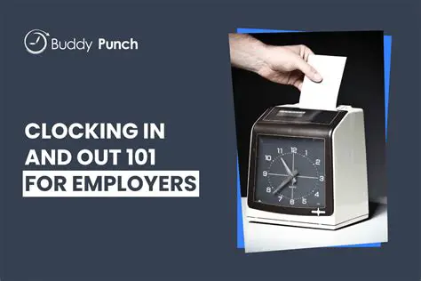 Quick Keys for Clocking In and Out