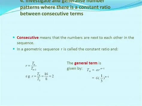 Ratio of consecutive terms