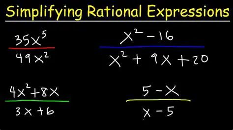 Rational Expression Simplification Techniques