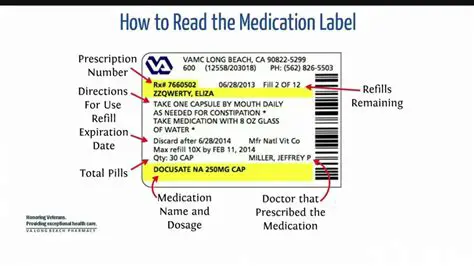 Reading and understanding medication labels