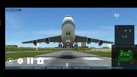 Realistic air traffic control experience