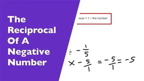 Reciprocals of Negative Numbers
