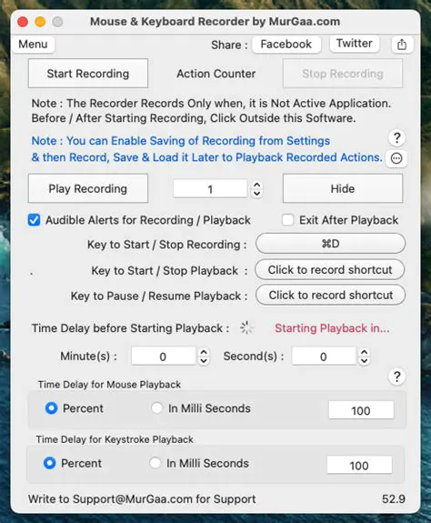 Record and Repeat All Mouse and Keyboard Actions