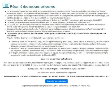 Recours Collectif Desjardins : Analyse Approfondie de la Fuite de Données et de Son Impact