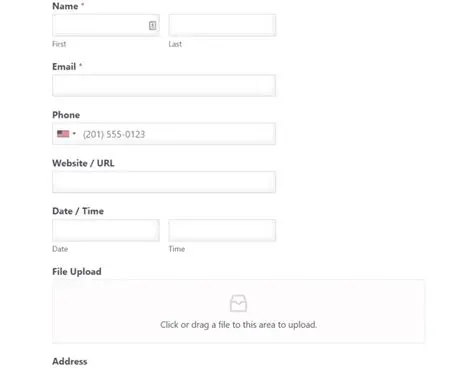 Recovering the information from all the fields of the form