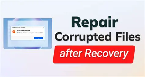 Recovery of Corrupted Files