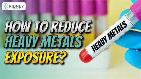 Reduce exposure to heavy metals