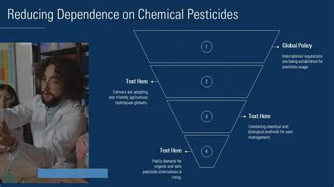 Reduced dependence on chemical pesticides