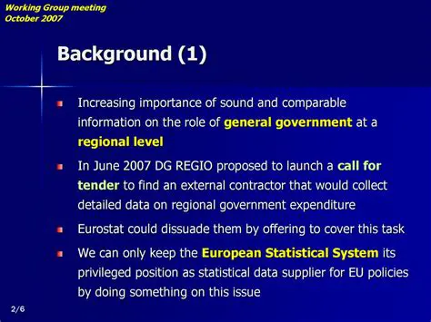 Regional Expenditure Policies