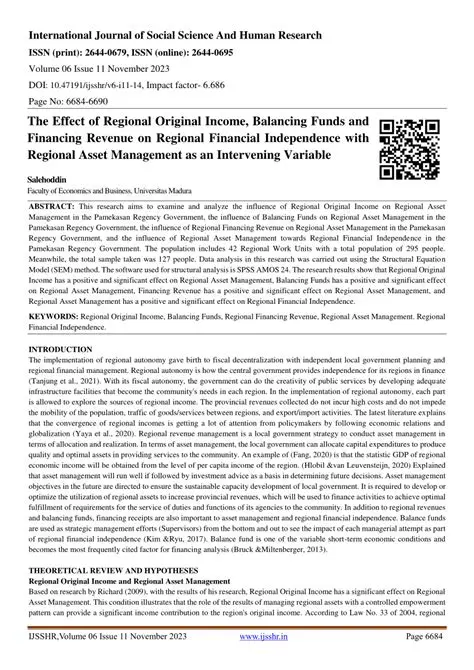 Regional Financial Independence
