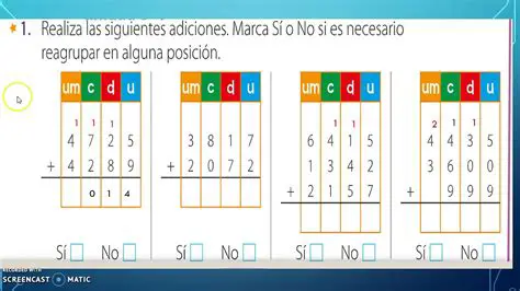 Reglas para Escribir Sustracciones como Adiciones Equivalentes