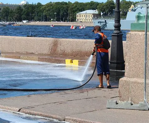Regular cleaning of parking lots