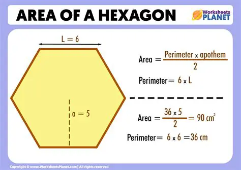 Regular Hexagonal Base Area