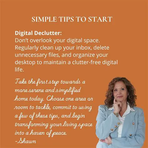 Regularly clean up your inbox