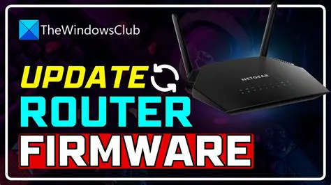 Regularly update your router firmware