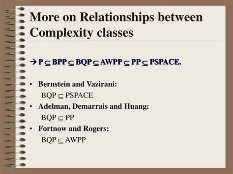 Relationships between Complexity Classes