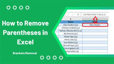 Remove any unnecessary parentheses
