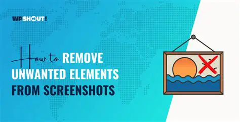 Removing Unwanted Elements with Photoupz