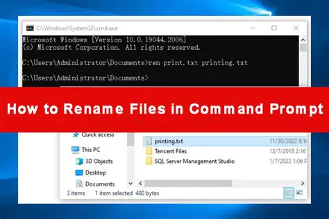 Rename files using information included in file
