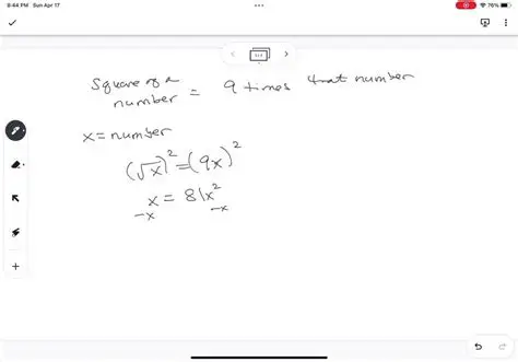 Representing the Sum of a Number and 9