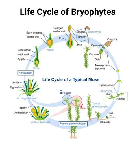 Reproduction Stages of Bryophytes