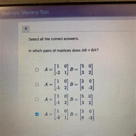 Requires knowledge of matrices