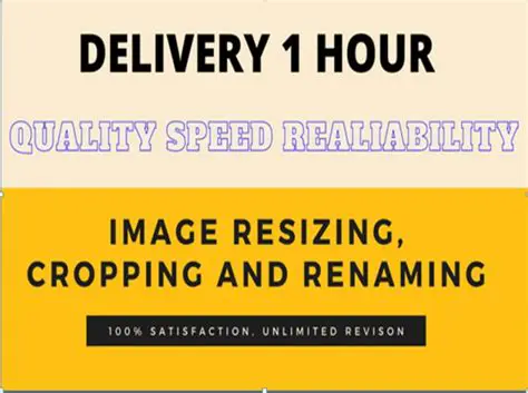 Resizing and Renaming Images