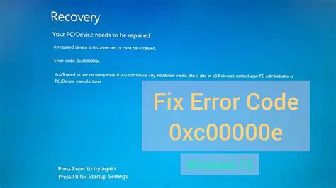 Resolving the Dreaded Winload EFI Error Code 0xc00000f: A Comprehensive Guide