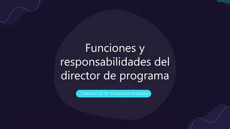 Responsabilidades del Director de Escenario