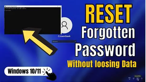 Restore Forgotten Password Option