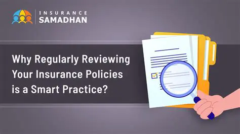 Review and adjust insurance policies regularly
