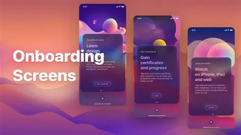 Review the onboarding screen code