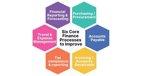 Reviewing existing financial systems and processes