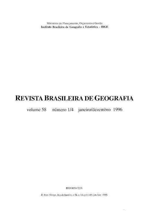 Revista Brasileira de Geografia